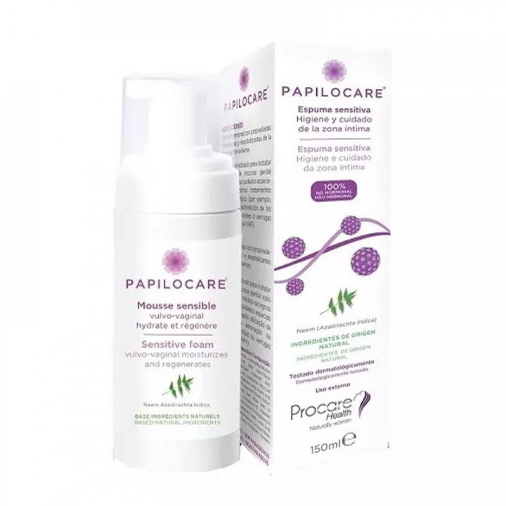 PAPILOCARE ESPUMA SENSITIVA 150 ML