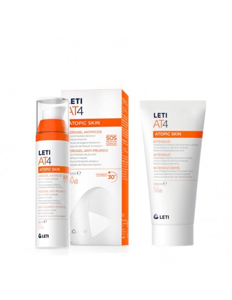 LETI AT4 HIDROGEL ANTIPICOR 50 ML + LETI AT4 ATOPIC SKIN INTENSE 100 ML