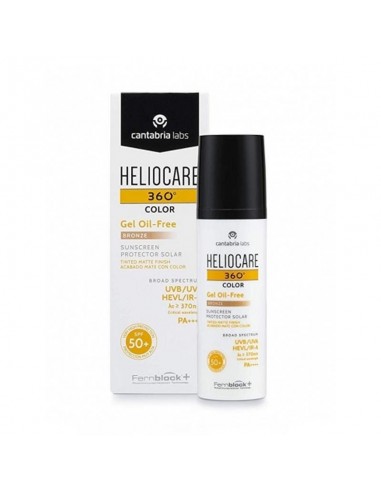 Heliocare 360º Gel Oil Free Facial Color Bronze 50ml