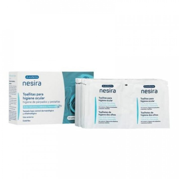ACOFAR NESIRA TOALLITAS HIG OCULAR 30 U