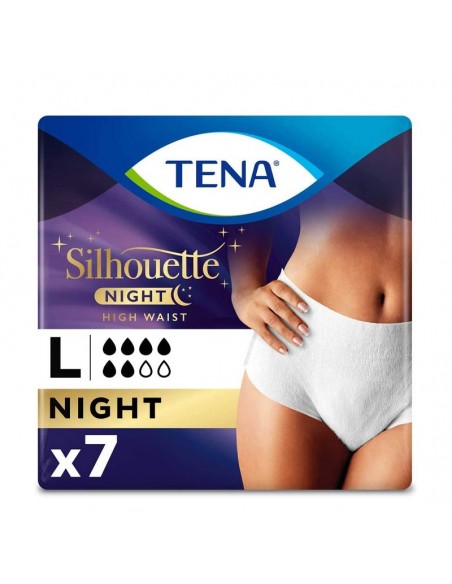 TENA LADY PANTS NIGHT LARGE 7 UNIDADES TALLA L INCONTINENCIA LIGERA