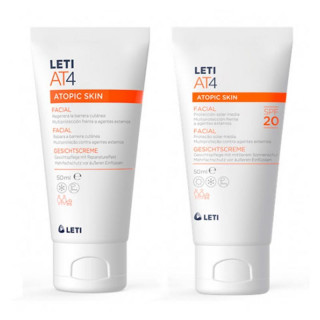 LETI AT4 FACIAL 50 ML + LETI AT4 FACIAL SPF 20 50 ML