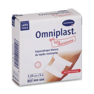 Hartmann Esparadrapo Hipoalérgico Omniplast Tejido Blanco 5m x 1,25 cm