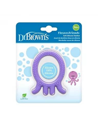 Dr Brown´s Mordedor Flexees Friends 1 Unidad Pulpo