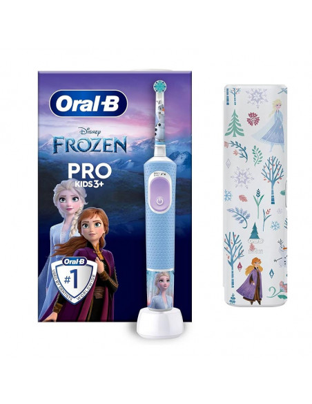 ORAL-B CEPILLO ELECTRICO RECARGABLE INFANTIL ORAL-B KIDS FROZEN II CON ESTUCHE DE VIAJE