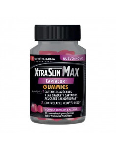FORTE PHARMA XTRASLIM MAX CAPTADOR GUMMIES 60 CARAMELOS...