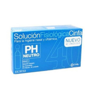 SUERO FISIOLOGICO CINFA 40 MONODOSIS 5 ML TAMAÑO AHORRO