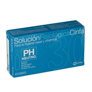 SUERO FISIOLOGICO CINFA 30 MONODOSIS 5 ML TAMAÑO ECONÓMICO
