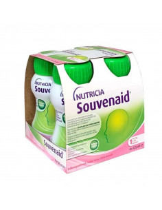 SOUVENAID 4 BOTELLAS 125 ML SABOR FRESA