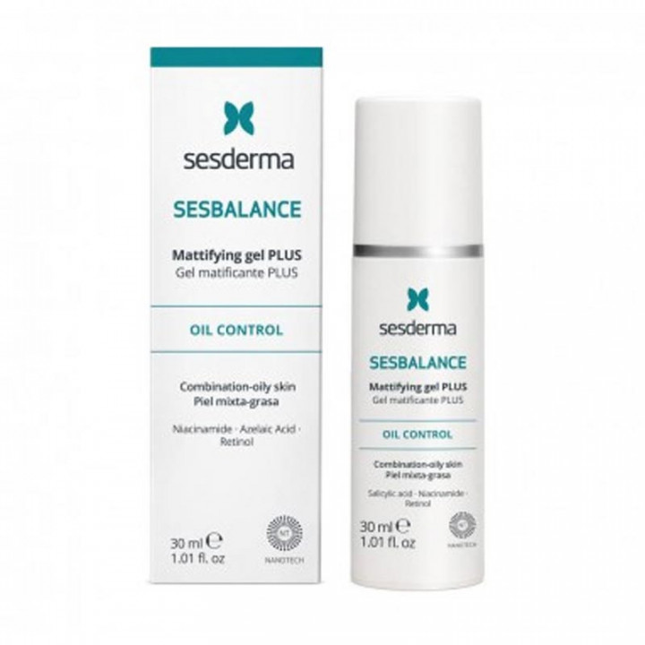 SESDERMA SESBALANCE GEL MATIFICANTE PLUS 1 ENVASE 30 ML
