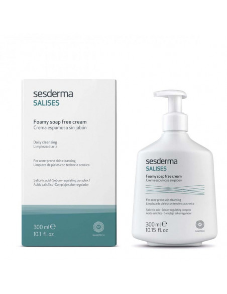 SESDERMA SALISES CREMA ESPUMOSA SIN JABON 1 ENVASE 250 ML