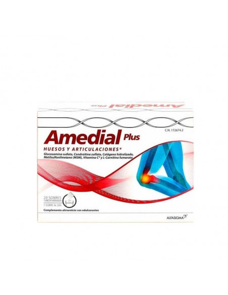 AMEDIAL PLUS 20 SOBRES 5 G SABOR NARANJA
