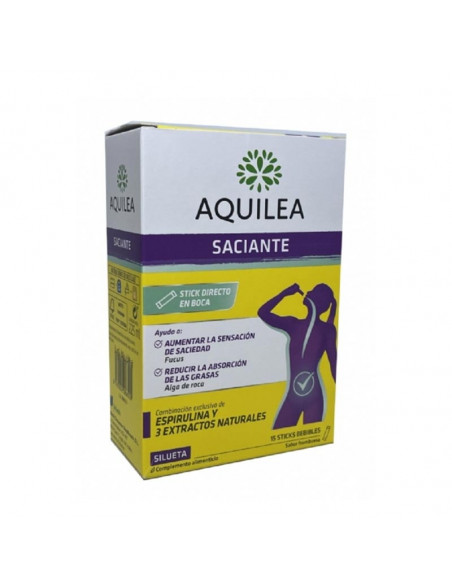 Aquilea Saciante 15 Sticks 15 Ml Sabor Piña