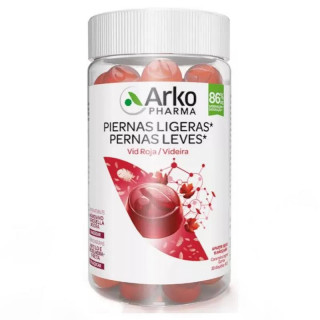 ARKOPHARMA PIERNAS LIGERAS VID ROJA GUMMI 60 CARAME