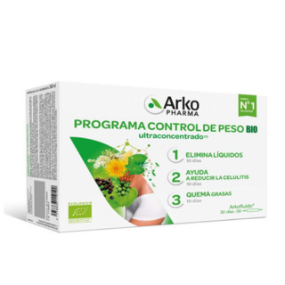 ARKOFLUIDO PROGRAMA CONTROL DE PESO BIO 30 AMPOLLAS 10 ML