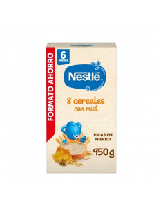 NESTLE PAPILLA 8 CEREALES CON MIEL 1 ENVASE 950 G