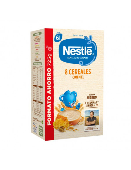NESTLE PAPILLA 8 CEREALES CON MIEL 1 ENVASE 725 G