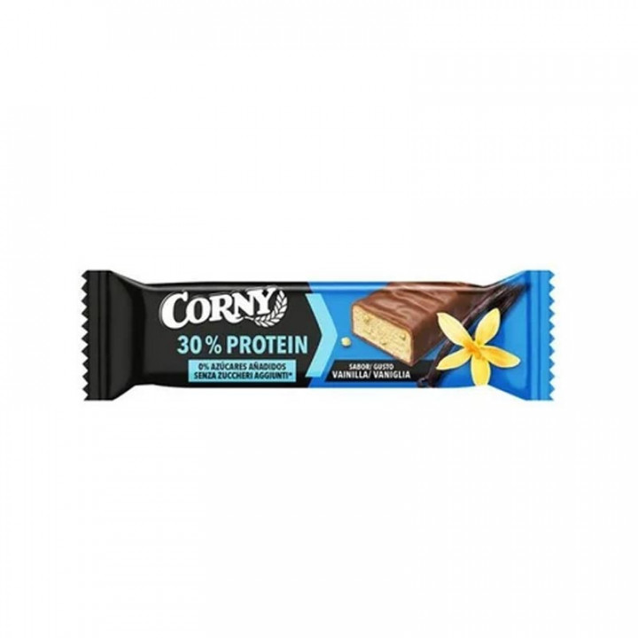 CORNY 30 % PROTEIN 1 BARRITA 50 G SABOR VAINILLA