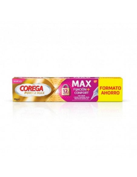 Corega Max Fijacion + Confort 1 Tubo 70 G Sin Sabor