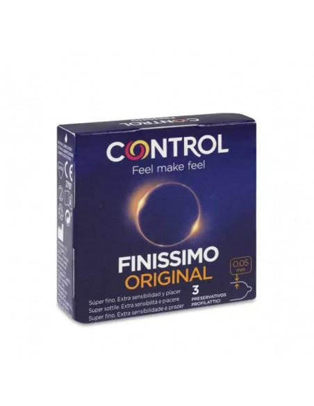 Control Finissimo Original Preservativos 3 Unidades