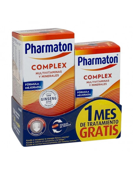 Pharmaton Complex 100 Comprimidos + 30 Comprimidos Pack Promocion