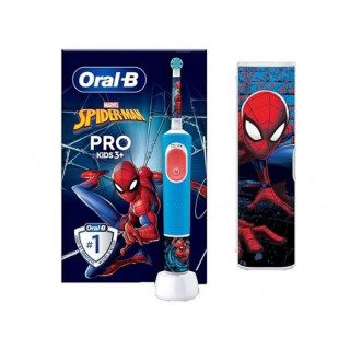 ORAL-B CEPILLO DENTAL ELECTRICO RECARGABLE INFANTIL VITALITY PRO KIDS 3 + SPIDERMAN + TC 1 UNIDAD
