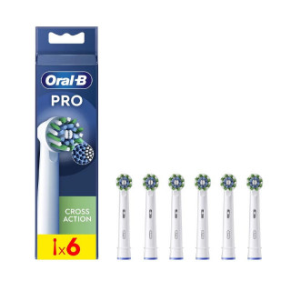 ORAL-B CEPILLO DENTAL ELECTRICO RECAMBIO ORAL-B CROSS ACTION 6 CABEZALES