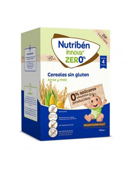 NUTRIBEN INNOVA CEREALES SIN GLUTEN 0% 1 ENVASE 500 G