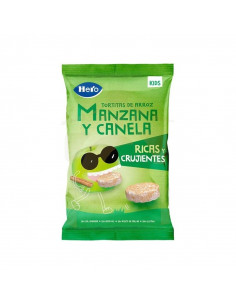 HERO KIDS TORTITAS ARROZ MANZANA Y CANELA 1 BOLSA 40 G