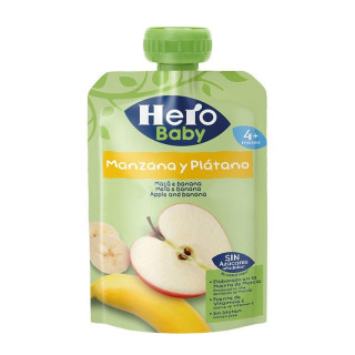 HERO BABY MANZANA Y PLATANO 1 BOLSA 100 G