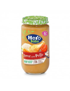 HERO BABY ARROZ CON POLLO 1 TARRO 235 G