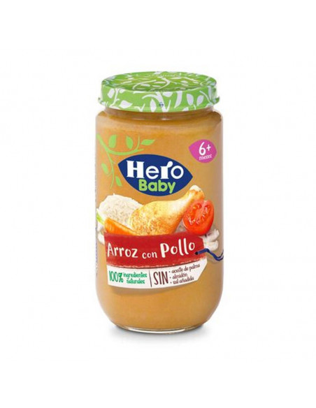 HERO BABY ARROZ CON POLLO 1 TARRO 235 G