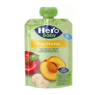 HERO BABY 3 FRUTAS 1 BOLSA 100 G
