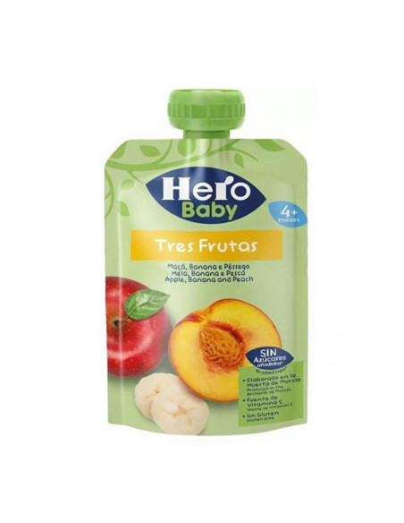 HERO BABY 3 FRUTAS 1 BOLSA 100 G