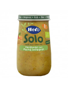 HERO SOLO VERDURAS CON PASTA INTEGRAL 1 TARRO 190 G