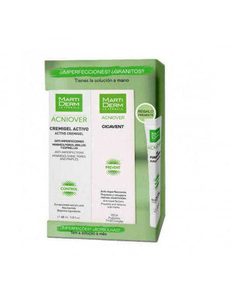 MARTIDERM ACNIOVER CREMIGEL ACTIVO + CICAVENT