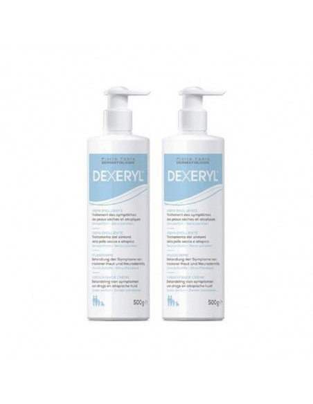 Ducray Dexeryl Crema Emoliente Formato Ahorro Duplo 2X500G