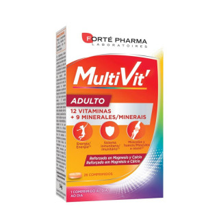Forte Pharma Multivit Adulto 28 Comprimidos Masticables.