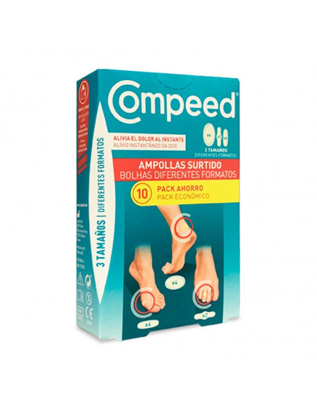 Compeed Ampollas Surtido 3 Tamaños 10 Unidades Pack Ahorro