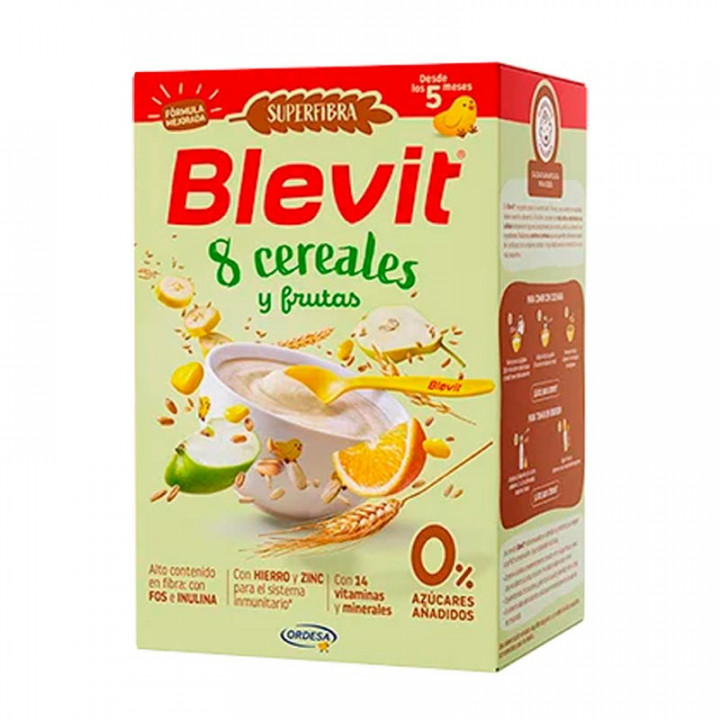 BLEVIT SUPERFIBRA ( CEREALES Y FRUTAS DESDE LOS % MESES