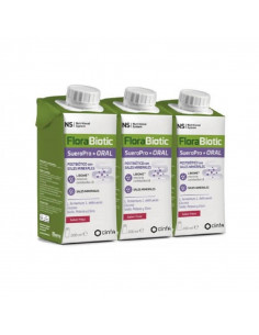 NS FLORABIOTIC SUEROPRO+ ORAL 3 ENVASES 200 ML SABOR FRESA