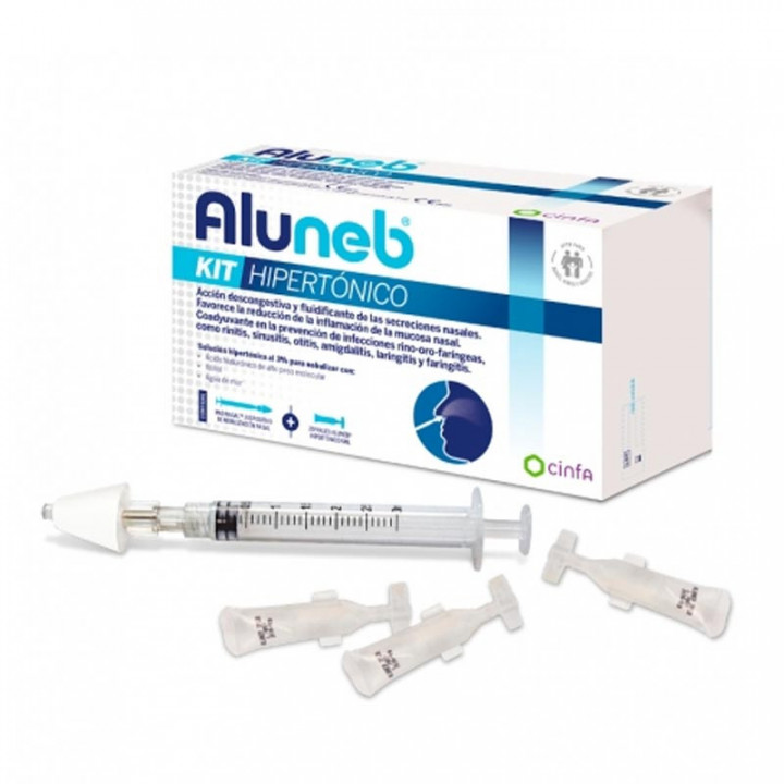 ALUNEB HIPERTONICO KIT 20 VIALES 5 ML + 1 DISPOSITIVO