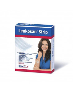 LEUKOSAN STRIP SUTURA CUTANEA ESTERIL TIRA 100 MM  X 6 MM...