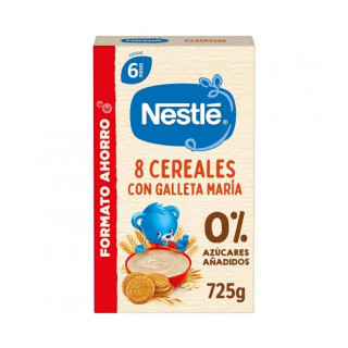 NESTLE PAPILLA 8 CEREALES GALLETA MARIA 2 ENVASES 725 G