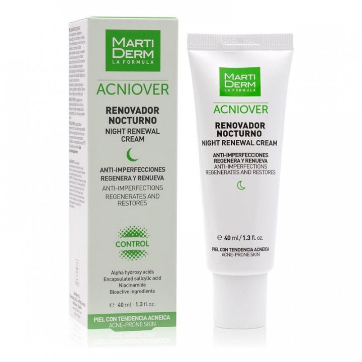MARTIDERM ACNIOVER RENOVADOR NOCTURNO 1 ENVASE 40 ML